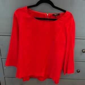 Madewell Bright Red Blouse
